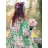 robe 55792 GRACE coton Vert à imprimé fleurs Taille M Ewa i Walla - 14