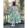 robe 55792 GRACE coton Vert à imprimé fleurs Taille M Ewa i Walla - 13