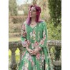 dress 55792 GRACE Green flower print cotton Size M Ewa i Walla - 7