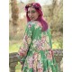 robe 55792 GRACE coton Vert à imprimé fleurs Taille M Ewa i Walla - 9