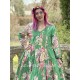 dress 55792 GRACE Green flower print cotton Size M Ewa i Walla - 19