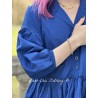 tunic 44892 BEATA Blue cotton Size L Ewa i Walla - 23