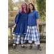 tunic 44892 BEATA Blue cotton Size L Ewa i Walla - 9