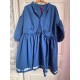 tunic 44892 BEATA Blue cotton Size L Ewa i Walla - 2