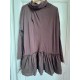 tunic 44864 Vera Burgundy jersey Size XL Ewa i Walla - 3