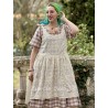 tunic 33393 FREJA Cream embroidered cotton voile Ewa i Walla - 1