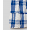 skirt 22177 BERTIN Blue checked cotton Ewa i Walla - 23