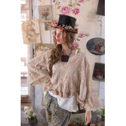 blouse Dea in Swan Magnolia Pearl - 1