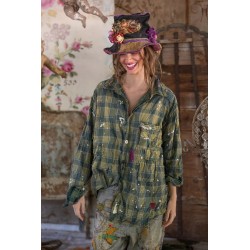 chemise Landes in Uncle Joe's Plaid Magnolia Pearl - 1