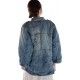 veste Love Militia Puff in Washed Indigo Magnolia Pearl - 9