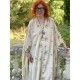 robe Tussar Eevie Kaftan in Provincial Magnolia Pearl - 14