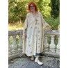 robe Tussar Eevie Kaftan in Provincial Magnolia Pearl - 15