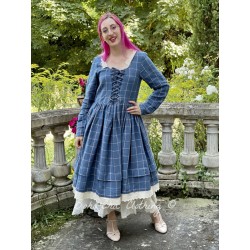 dress 55714 Checked linen Ewa i Walla - 2