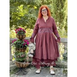 robe 55727 coton Maroon