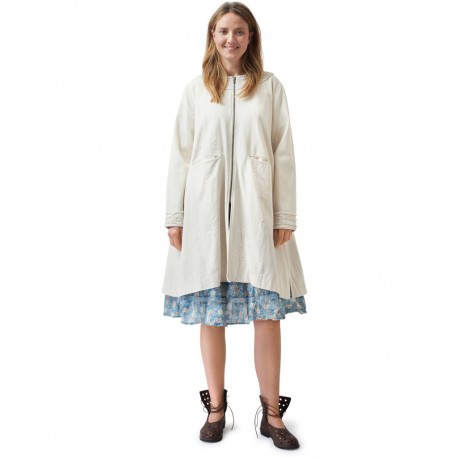 veste longue 66365 sergé de coton Crème Ewa i Walla - 15