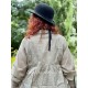 dress / wrap jacket POEMA honey organza Les Ours - 13