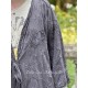 veste kimono Piano in Midnight Magnolia Pearl - 7