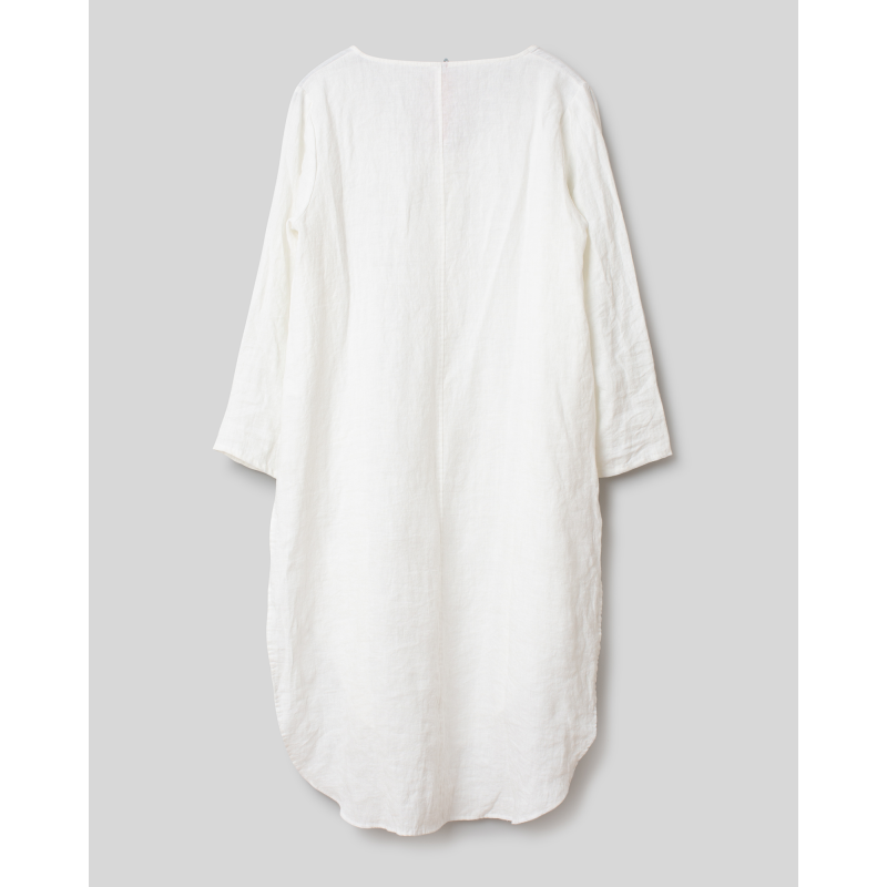 shirt 44896 MILLY White linen - Boho-Chic Clothing
